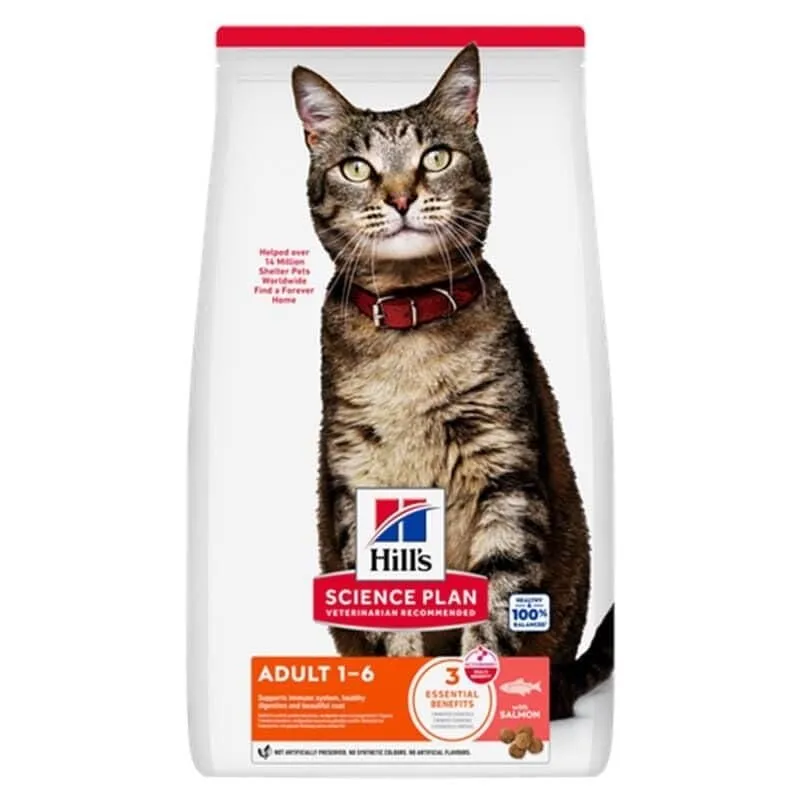 Hills SP Somonlu Yetişkin Kedi Maması 1,5 kg
