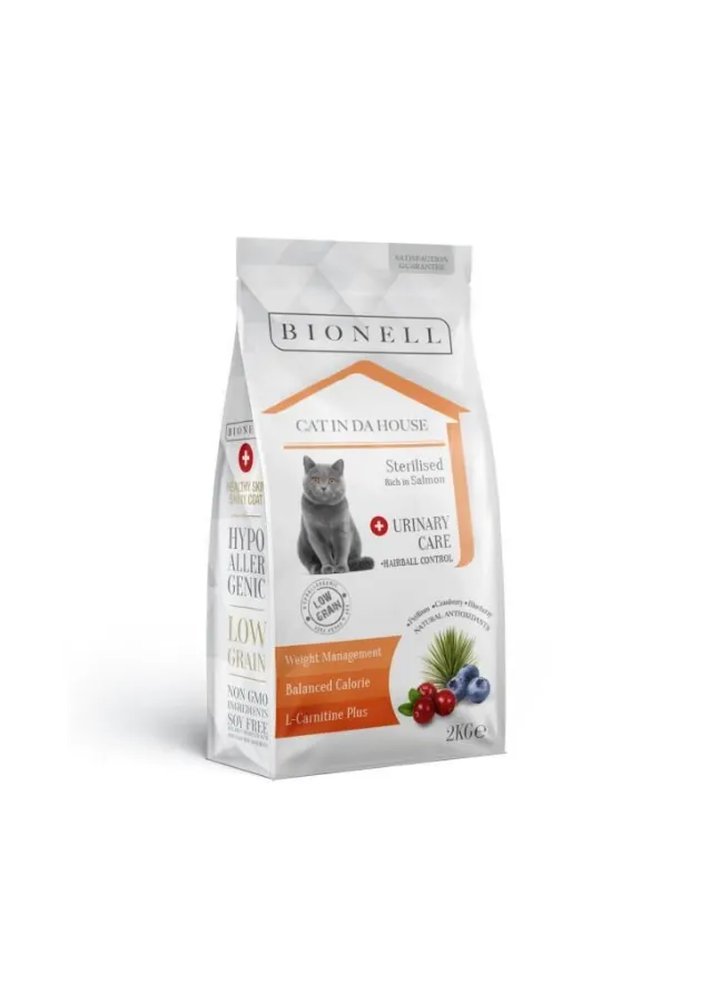 Bionell Kısırlaştırılmış Somonlu Kedi Maması 2 kg