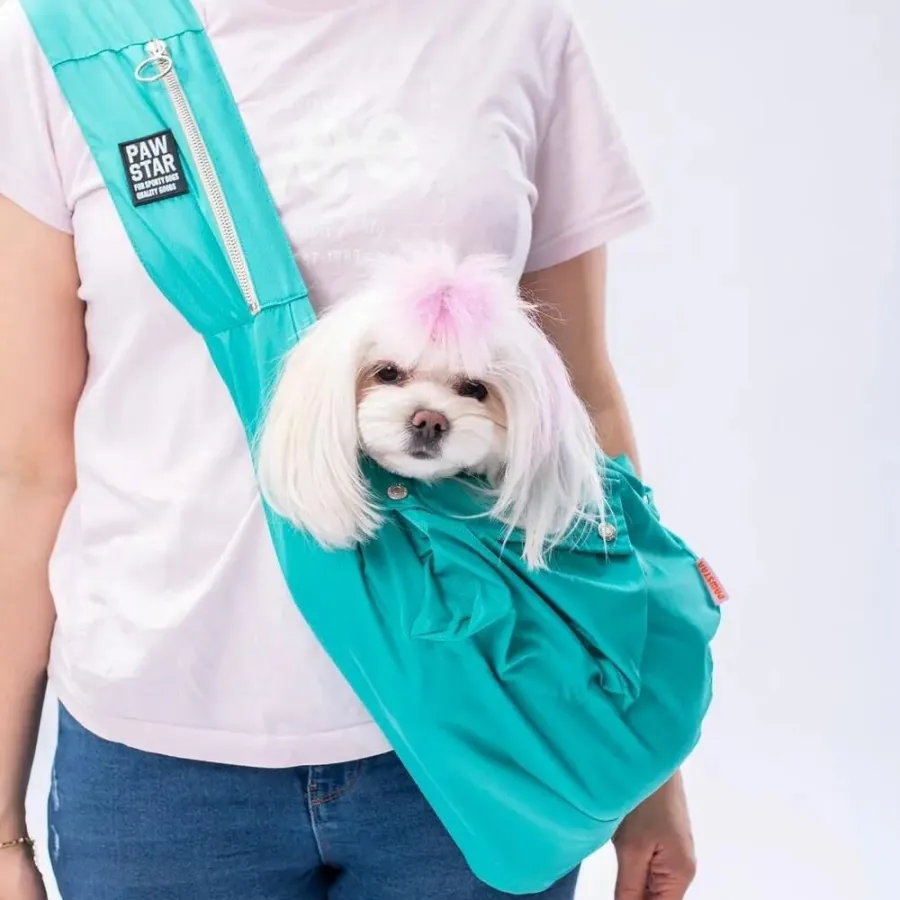 Pawstar Crossbody Köpek Taşıma Çantası Mint