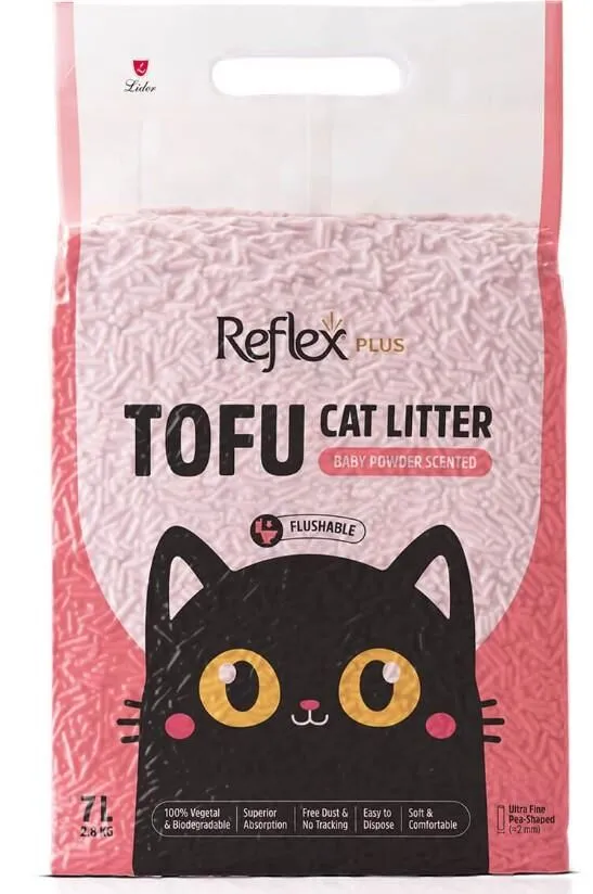 Reflex Plus Tofu Bebek Pudra Kokulu Kedi Kumu 2.8 Kg  7 LT