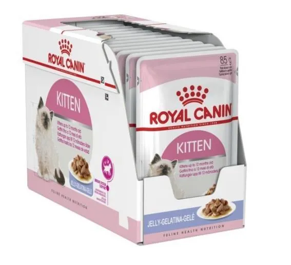 Royal Canin Kitten İnstinctive Jelly Yavru Kedi Yaş Maması 85 Gr 12 Adet