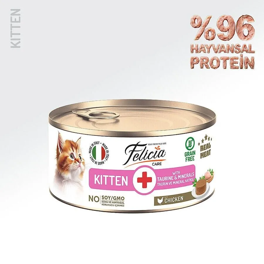 Felicia Tavuklu Püre Yavru Kedi Konservesi 85 GR