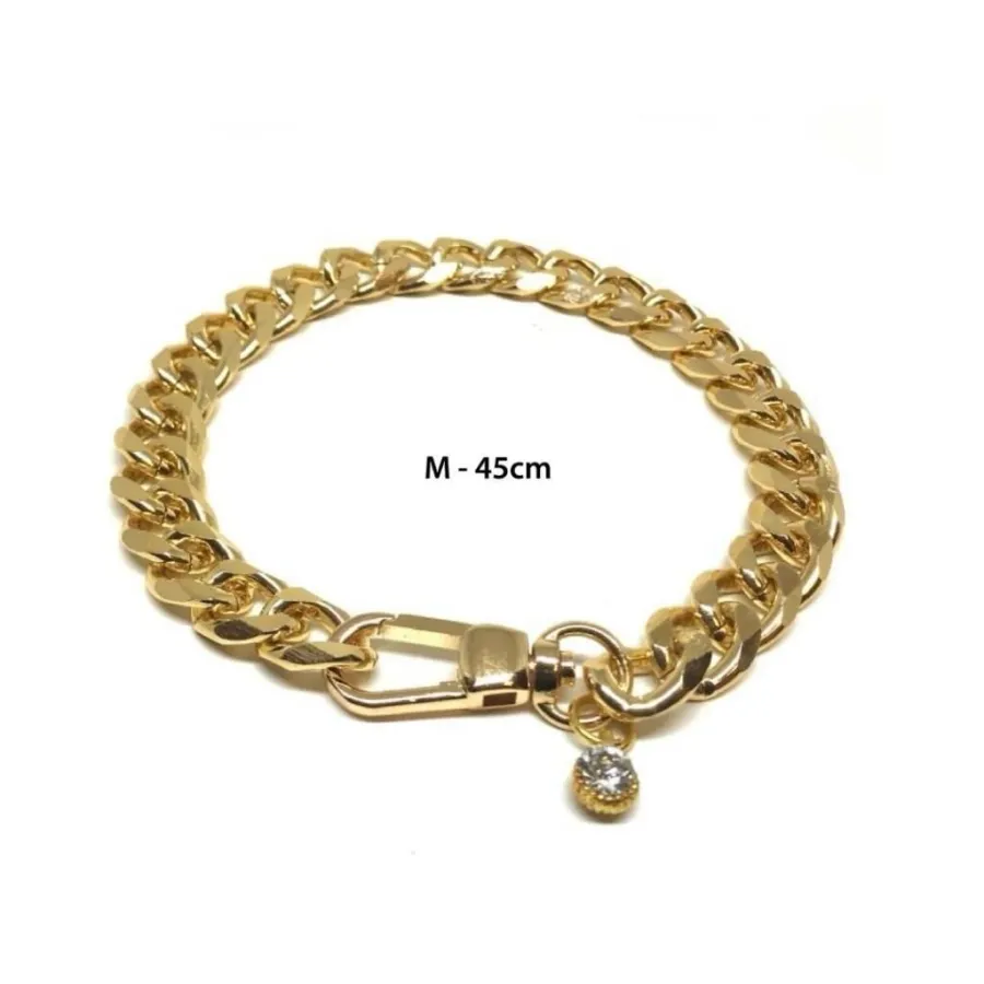Petbucks Köpek Kolyesi Medium 45 Cm (Gold)