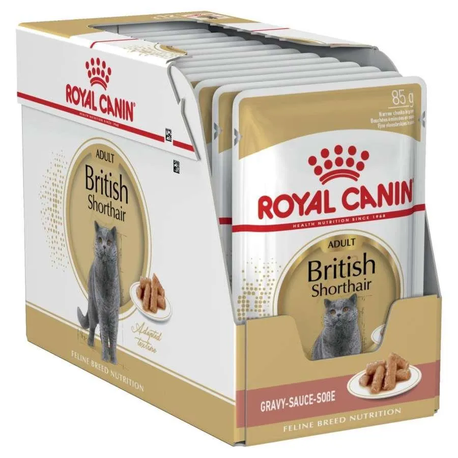 Royal Canin British Shorthair Yaş Kedi Maması 85 Gr 12 Adet