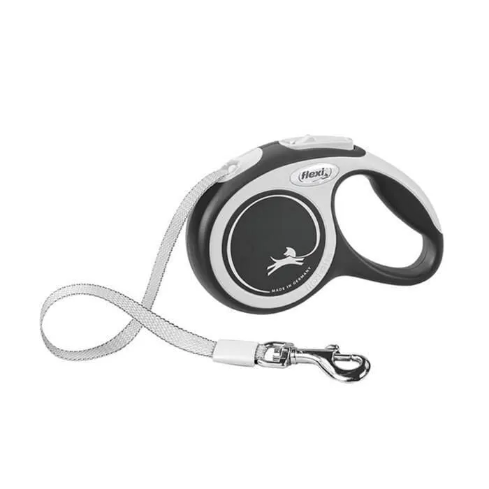 Flexi New Comfort Otomatik Şerit Köpek Gezdirme Kayışı 5m Small Siyah