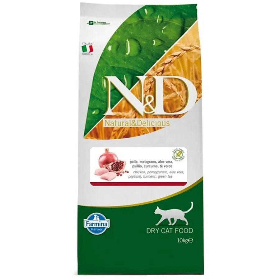Nd Tahılsız Tavuk Etli Narlı Yetişkin Kedi Maması 10 Kg