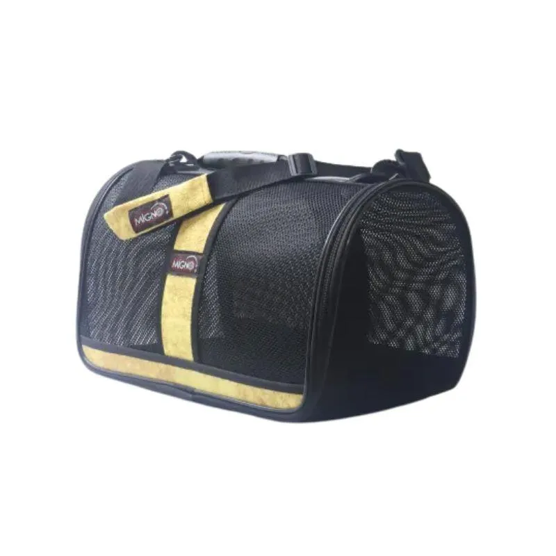 Migno Flybag Safir Fileli Model Kedi Köpek Taşıma - Sarı