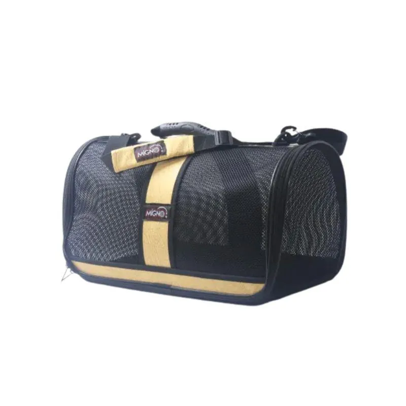 Migno Flybag Safir Fileli Model Kedi Köpek Taşıma - Kahve