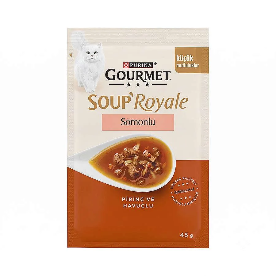 Gourmet Soup Royale Somonlu Kedi Çorbası 45gr