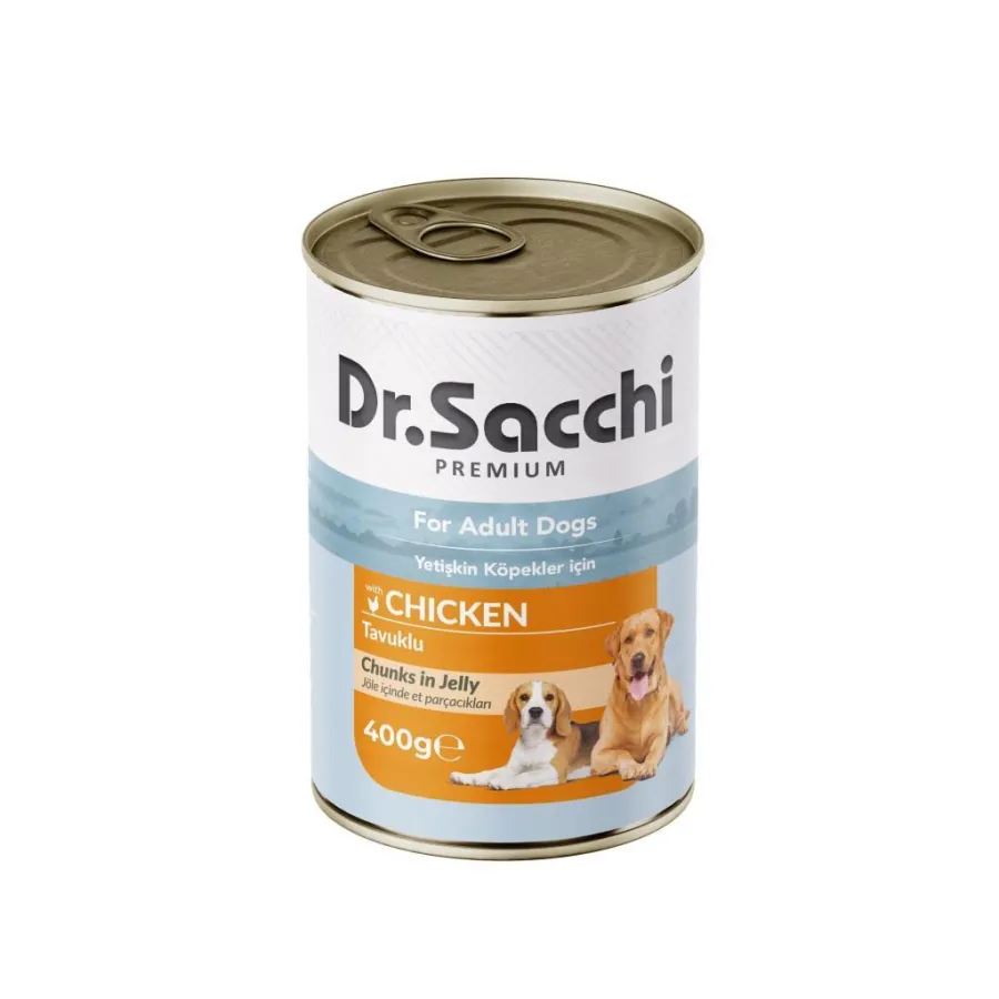 Dr. Sacchi Tavuklu Köpek Konservesi 400 Gr