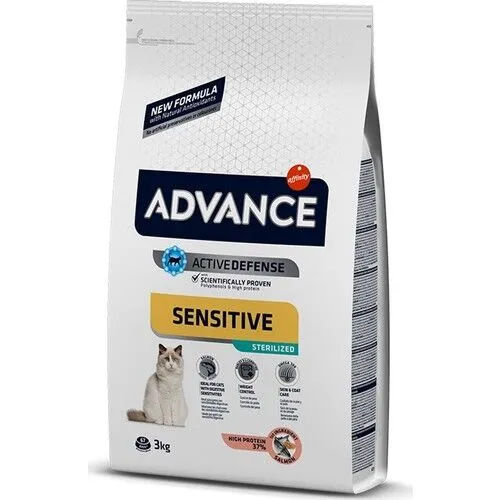 Advance Somonlu Kısırlarştırılmış Kedi Maması 3 Kg