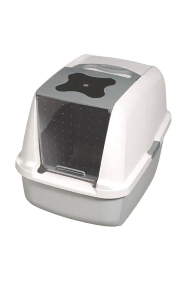 Catit Kapalı Kedi Tuvalet Kabini Gri 57*46,5*39