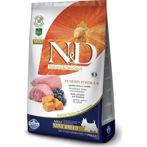 Nd Kuzu Etli Balkabaklı Yetişkin Mini Köpek Maması 2,5 Kg