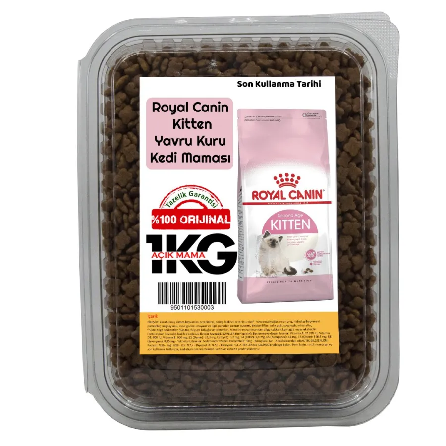Royal Canin Kitten Yavru Kedi Maması 1 Kg (AÇIK PAKET)
