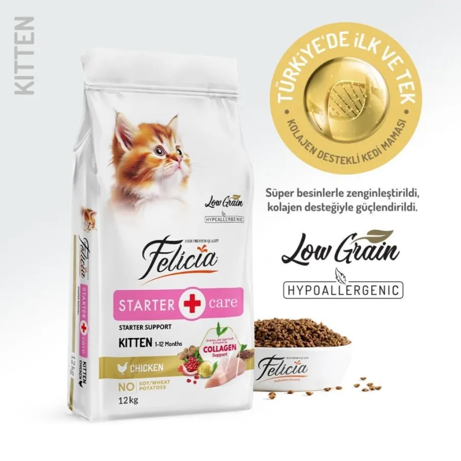 Felicia Kitten Tavuklu Yavru Kedi Maması 12 kg