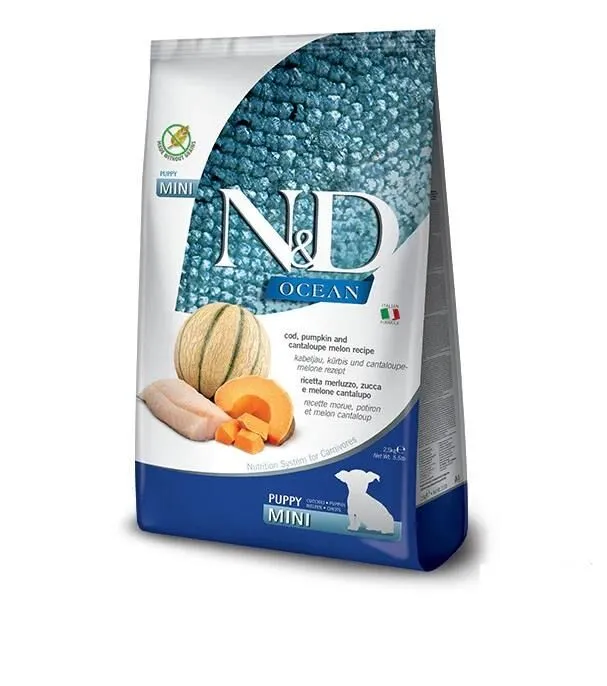 ND Ocean Morina Balıklı Balkabaklı Mini Yavru Köpek Maması 2,5 Kg