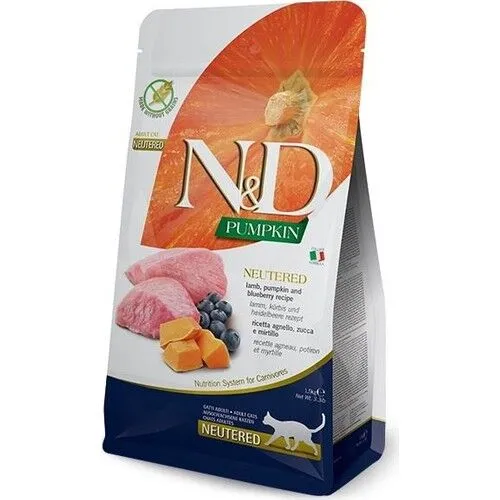 ND Kuzu Etli Balkabaklı Kısır Kedi Maması 1,5 Kg