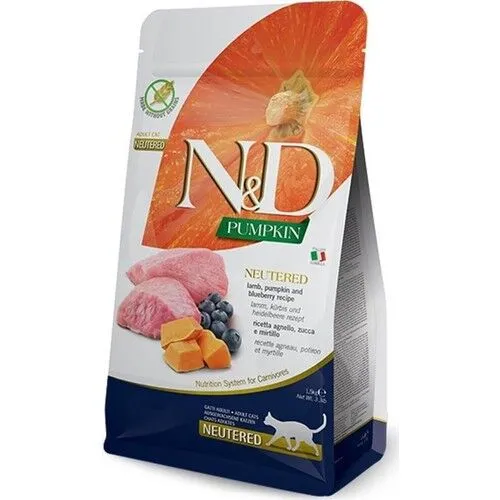 ND Kuzu Etli Balkabaklı Kısır Kedi Maması 5 Kg