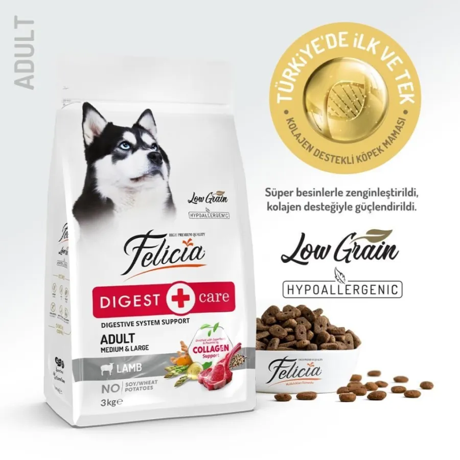 Felicia Kuzulu Köpek Maması 3 kg