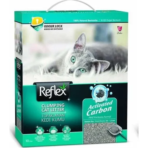 Reflex Aktif Karbonlu Süper Hızlı Topaklanan Kedi Kumu 10lt