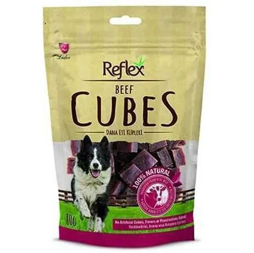 Reflex Biftekli Küp Dilimli Köpek Ödül Maması 80 gr