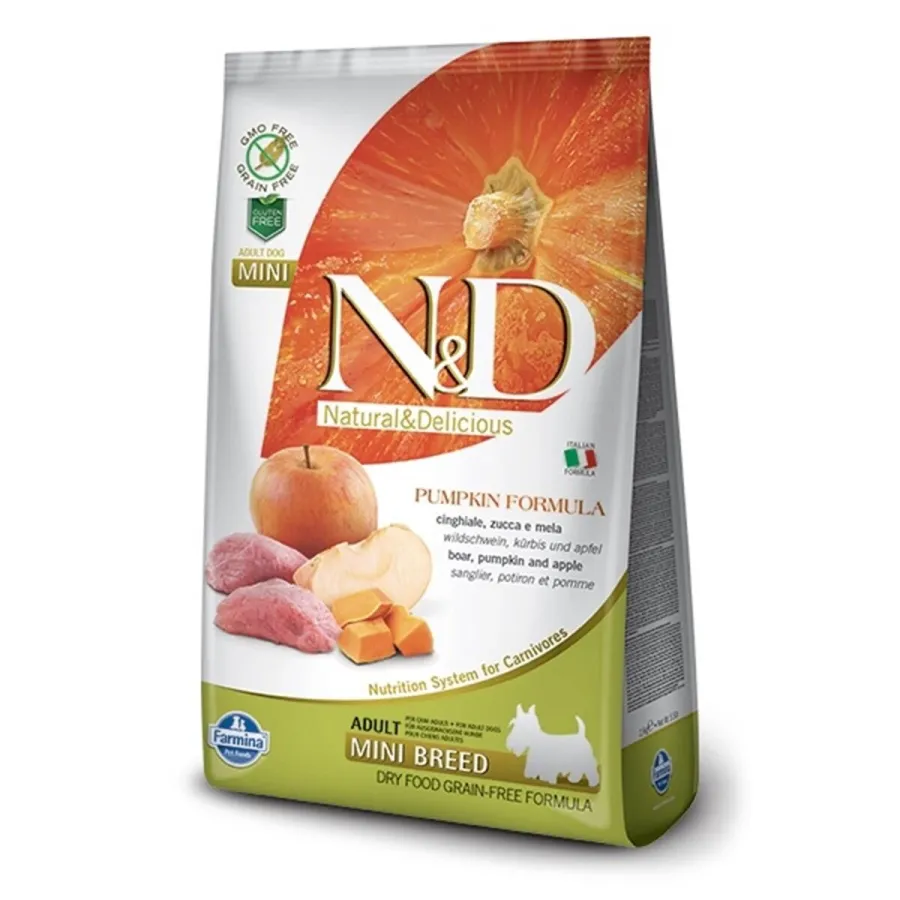 Nd Yaban Domuzlu Balkabaklı Mini Köpek Maması 2,5 Kg