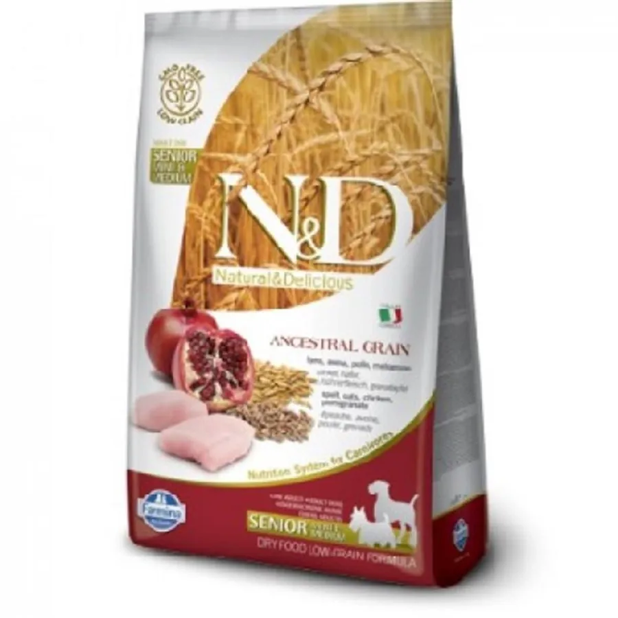 Nd Az Tahıllı Tavuklu Senior Medium & Maxi Yaşlı Köpek Maması 12 Kg
