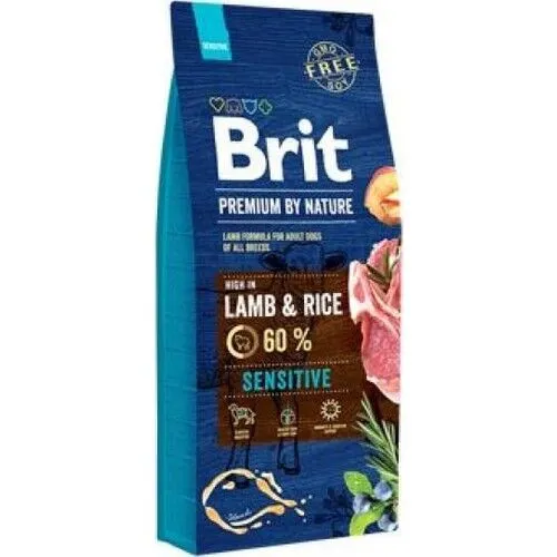 Brit Premium Sensitive Kuzulu Yetişkin Köpek Maması 15 kg