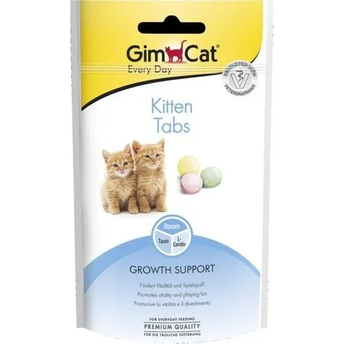 GimCat Kitten Tabs Yavru Kedi Ödül Tableti 40gr