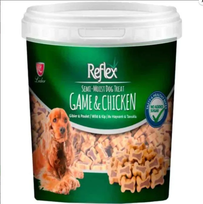 Reflex Av Hayvanlı ve Tavuklu Yumuşak Köpek Ödülü 500 gr