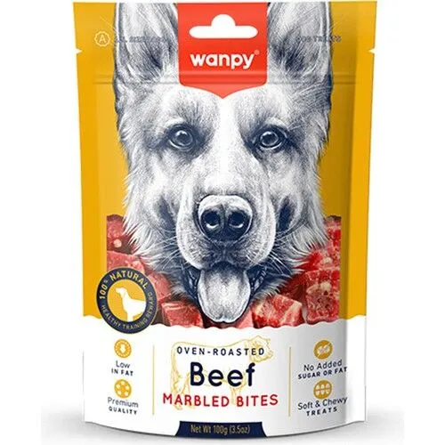 Wanpy Marbled Dana ve Tavuk Etli Köpek Ödülü 100 Gr