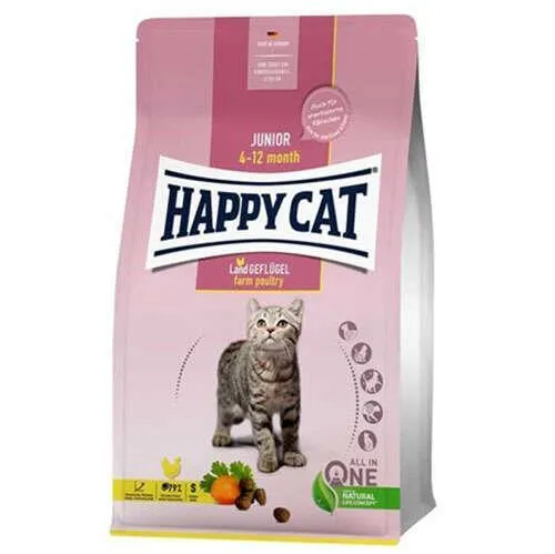 Happy Cat Junior Kümes Hayvanlı Yavru Kedi Maması 4 Kg