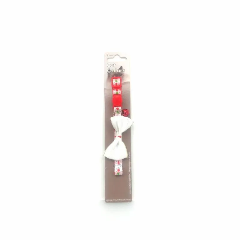 Eastland Papyon Çıngıraklı Kedi Tasması Beyaz 10mm*30cm