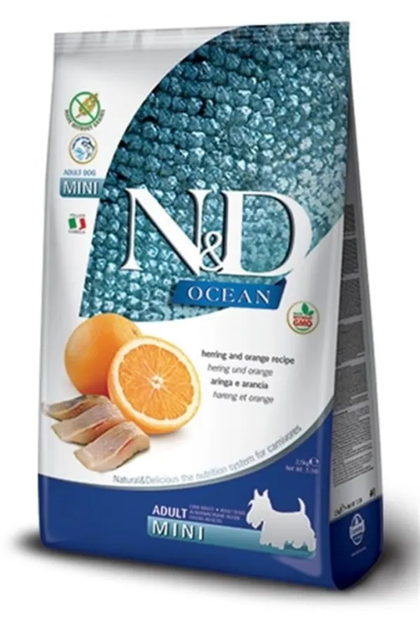 ND Ocean Balıklı Küçük Irk Tahılsız Yetişkin Köpek Maması 7 Kg
