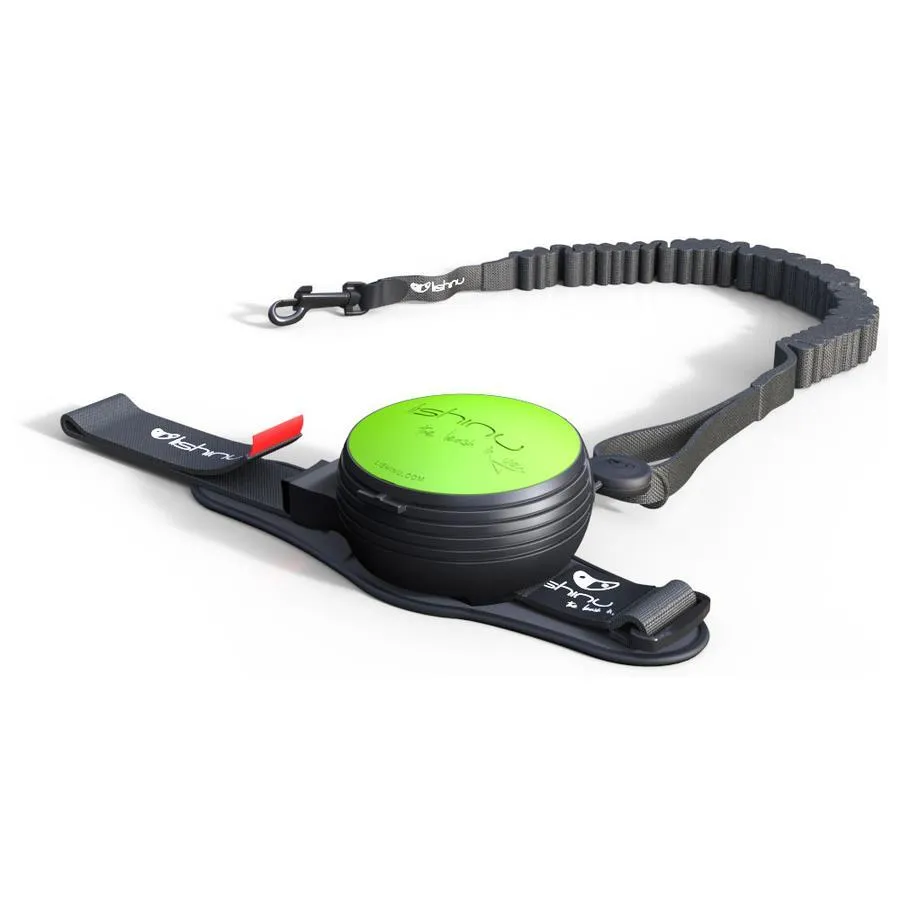 Lishinu Yeşil Bungee Akıllı Kontrol Köpek Gezdirme Tasması Large 13-40Kg
