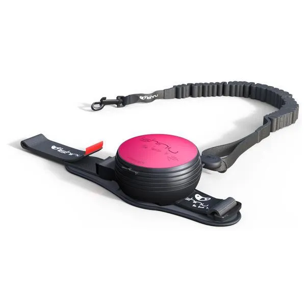 Lishinu Pembe Bungee Akıllı Kontrol Köpek Gezdirme Tasması Large 13-40Kg