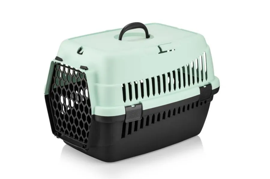 Şenyayla Kedi Köpek Plastik Taşıma Orta Boy Yeşil 39*55*36,5 cm