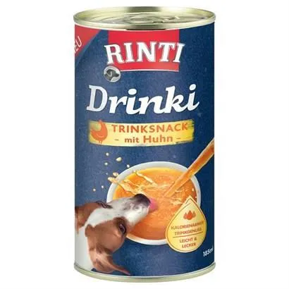 Rinti Drinki Tavuk Etli Sıvı Desteği Köpek Çorbası 185 ML
