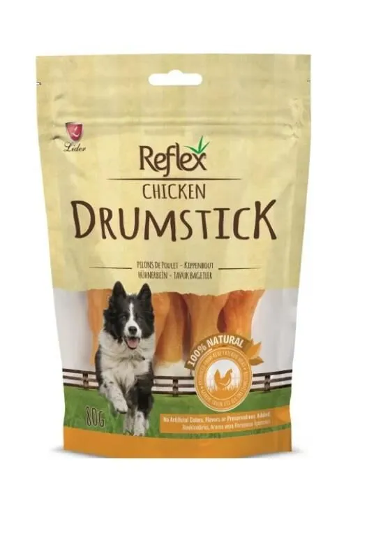 Reflex Chicken Drumstick Tavuk Bagetler Köpek Ödülü 80 Gr