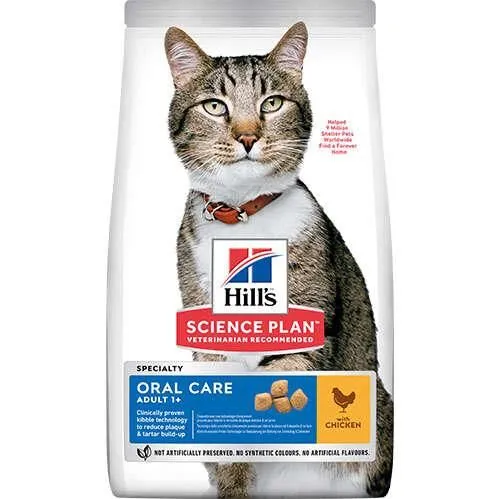 Hills Oral Care Tavuklu Ağız Sağlığı Kedi Maması 1,5 Kg