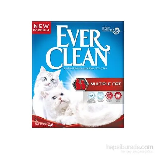 Ever Clean Multiple Cat Kedi Kumu 10 LT