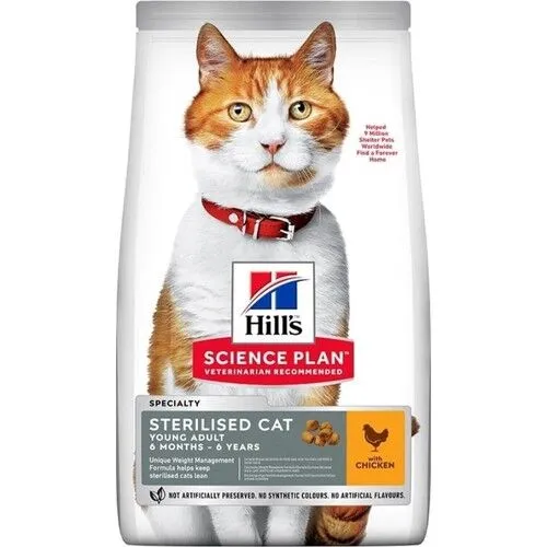 Hills Tavuk Etli Kısırlaştırılmış Yetişkin Kedi Maması 10 Kg