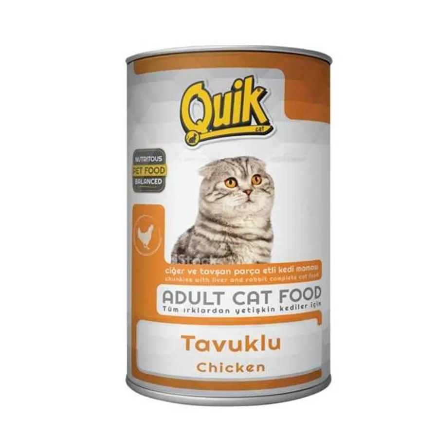 Quik Tavuklu Kedi  Konservesi 415 Gr