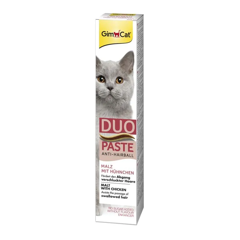 GimCat Duo Anti-Hairball Tüy Sağlığı için Tavuklu Kedi Macunu 50gr