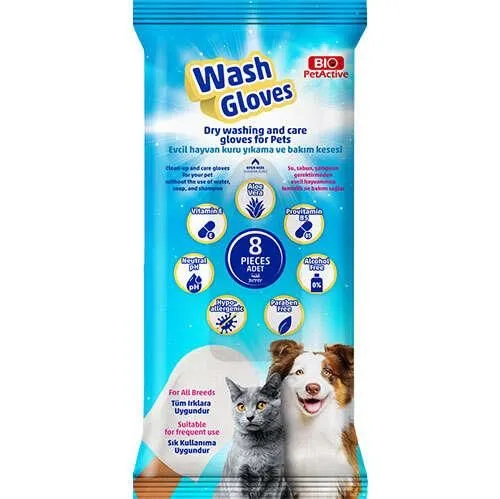 Bio Wash Glowes Evcil Hayvan Kuru Yıkama Kesesi