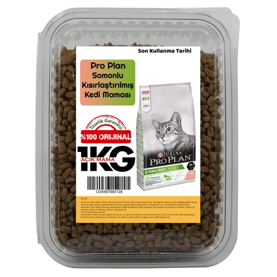 Pro Plan Somonlu Kısır Kediler İçin Açık Mama 1 KG