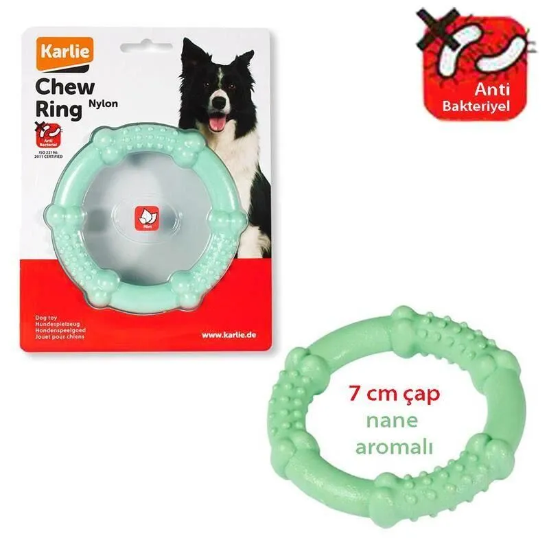 Karlie Köpekler İçin Naneli Çiğneme Halkası 7,5 Cm