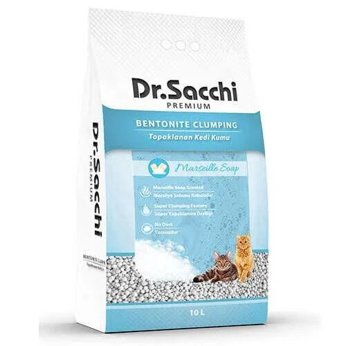 Dr.Sacchi Sabun Kokulu Kedi Kumu 10 Lt