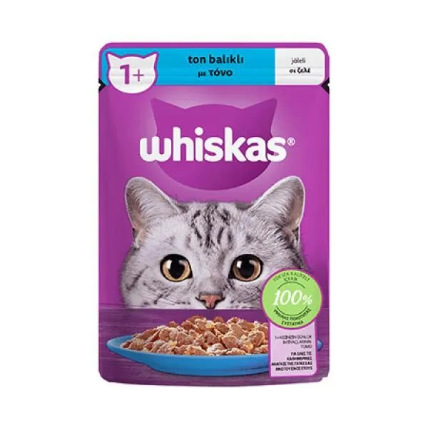 Whiskas Pouch Jöleli Ton Balıklı Kedi Maması 85 Gr