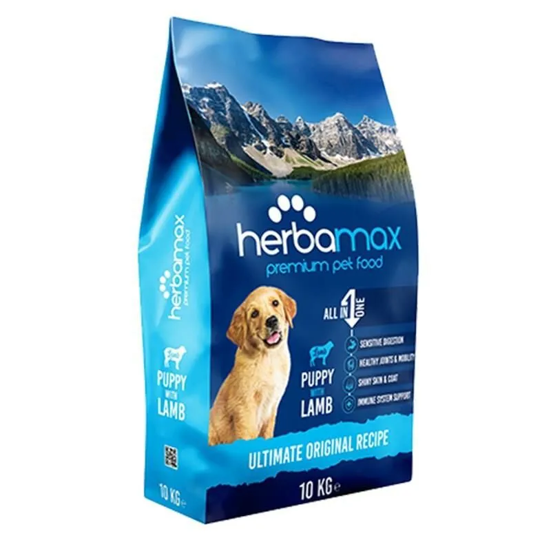Herbamax Puppy Kuzu Etli Yavru Köpek Maması 10 Kg